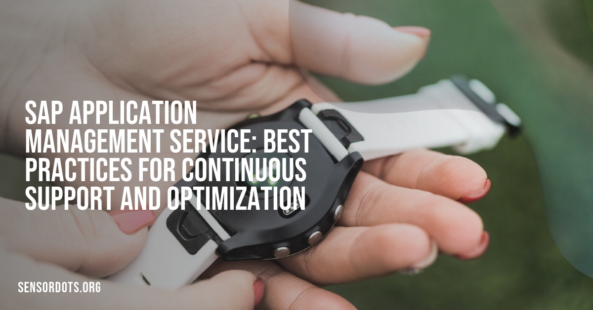 SAP Application Management Service: Best Practices for Continuous Support and Optimization
